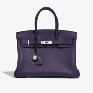 High-End Hermès Inspired Birkin 30 Togo Iris PHW | Luxury Bags