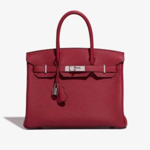 High-End Hermès Inspired Birkin 30 Togo Rubis PHW | Direct Luxury