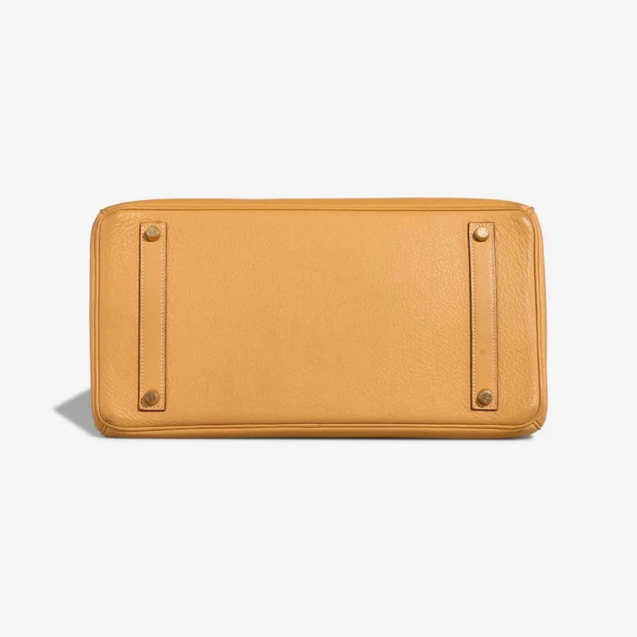 High-End Hermès Inspired Birkin 35 Clemence Sable Naturel GHW - Direct Luxury Fashion - Image 3