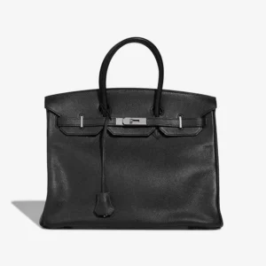 High-End Hermès Inspired Birkin 35 Epsom Black PHW - Direct Luxury Fashion