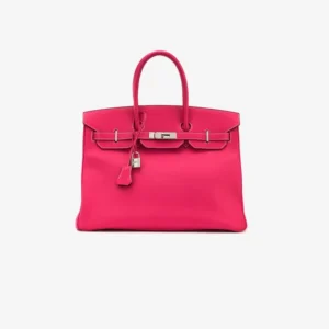 High-End Hermès Inspired Birkin 35 in Rose Tyrene Rubis | DLF