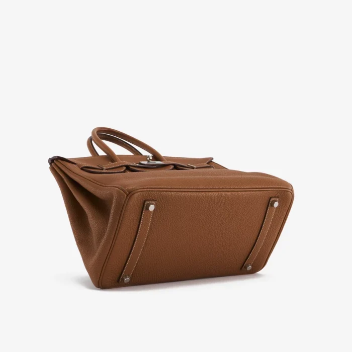 High-End Hermès Inspired Birkin 35 Togo Gold PHW - Direct Luxury Fashion - Image 3