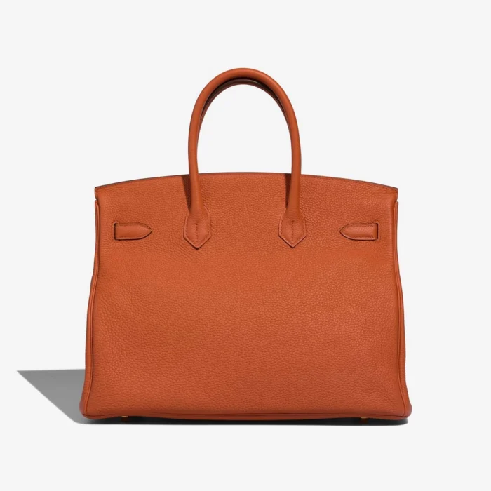 High-End Hermès Inspired Birkin 35 Togo Terre Battue GHW - Direct Luxury Fashion - Image 2