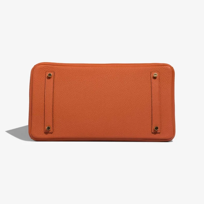 High-End Hermès Inspired Birkin 35 Togo Terre Battue GHW - Direct Luxury Fashion - Image 3