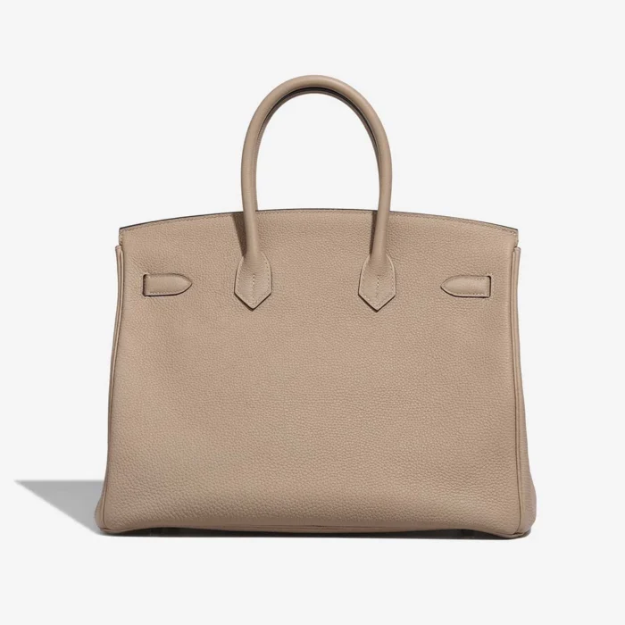 High-End Hermès Inspired Birkin 35 Togo Trench PHW - Direct Luxury Fashion - Image 2
