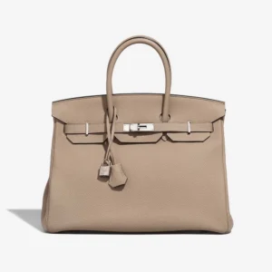 High-End Hermès Inspired Birkin 35 Togo Trench PHW - Direct Luxury Fashion