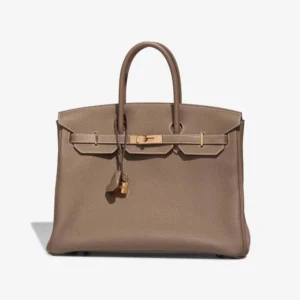 High-End Hermès Inspired Birkin 35 Togo Etoupe GHW - Direct Luxury Fashion