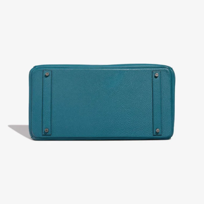 High-End Hermès Inspired Birkin 40 Togo Cobalt PHW - Direct Luxury Fashion - Image 3