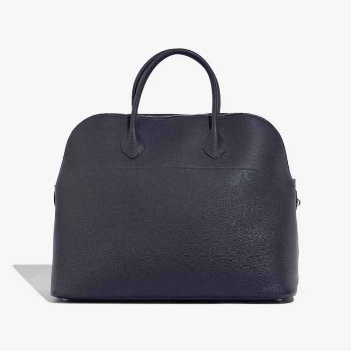 High-End Hermès Inspired Bolide 45 Togo Bleu Nuit PHW - Direct Luxury Fashion - Image 3