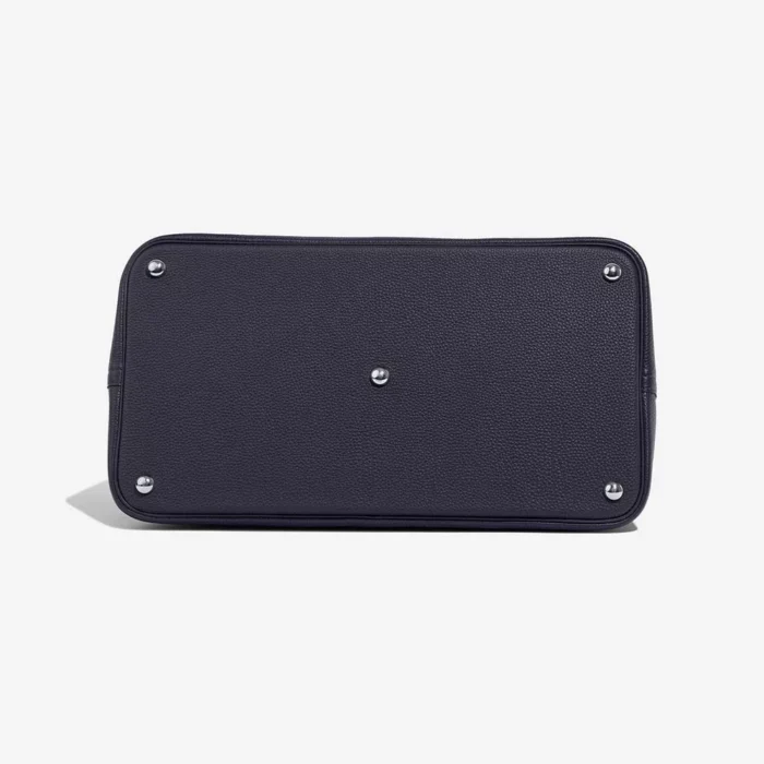 High-End Hermès Inspired Bolide 45 Togo Bleu Nuit PHW - Direct Luxury Fashion - Image 4
