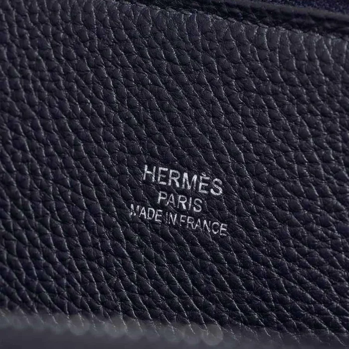 High-End Hermès Inspired Bolide 45 Togo Bleu Nuit PHW - Direct Luxury Fashion - Image 2