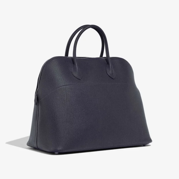 High-End Hermès Inspired Bolide 45 Togo Bleu Nuit PHW - Direct Luxury Fashion - Image 5