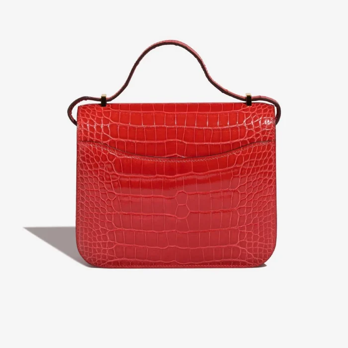 High-End Hermès Inspired Constance 18 Alligator Rouge de Coeur GHW - Direct Luxury Fashion - Image 3