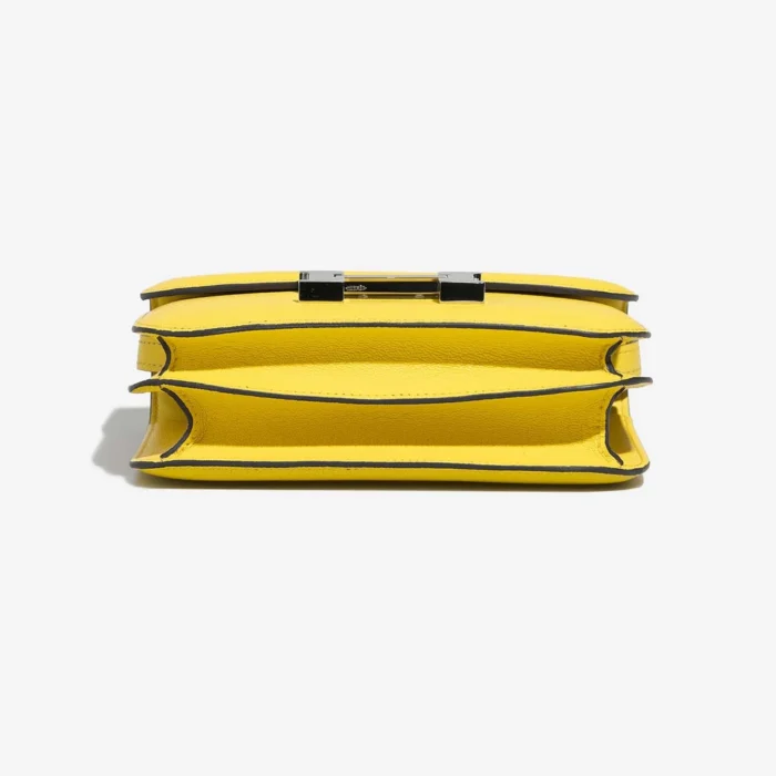 High-End Hermès Inspired Constance 18 Chevre Mysore Jaune Citron PHW - Direct Luxury Fashion - Image 4