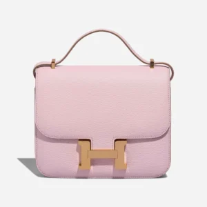 High-End Hermès Inspired Constance 18 Chevre Mysore Mauve Pale GHW - Direct Luxury Fashion
