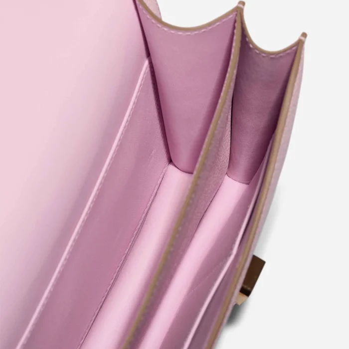High-End Hermès Inspired Constance 18 Chevre Mysore Mauve Pale GHW - Direct Luxury Fashion - Image 6