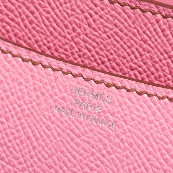 High-End Hermès Inspired Constance 18 Epsom 5P Bubblegum PHW - Direct Luxury Fashion - Image 6