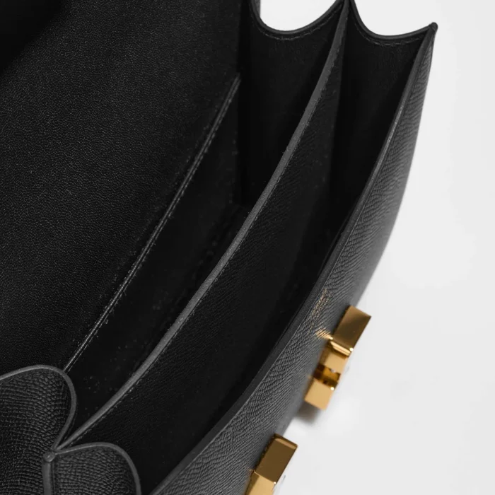 High-End Hermès Inspired Constance 18 Epsom Black GHW - Direct Luxury Fashion - Image 6