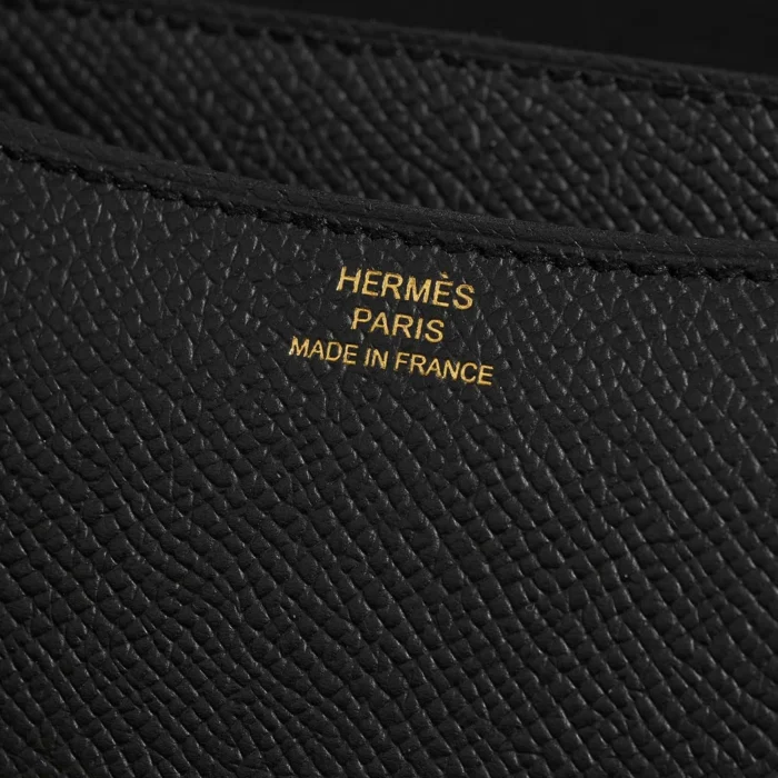 High-End Hermès Inspired Constance 18 Epsom Black GHW - Direct Luxury Fashion - Image 2