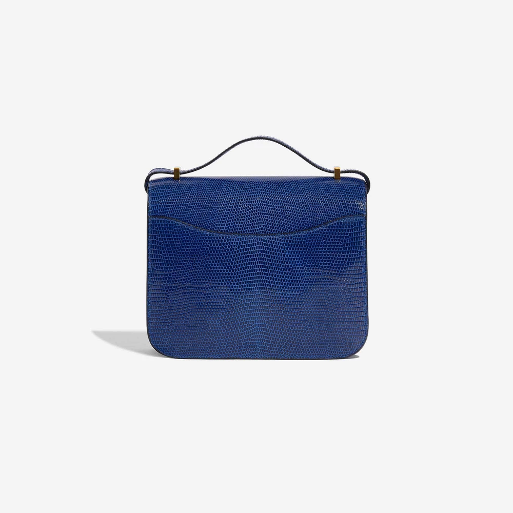High-End Hermès Inspired Constance 18 Salvator Lizard Blue Sapphire GHW – Direct Luxury Fashion - Premium Alternative