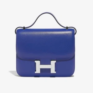 High-End Hermès Inspired Constance 18 Swift Blue Electrique PHW