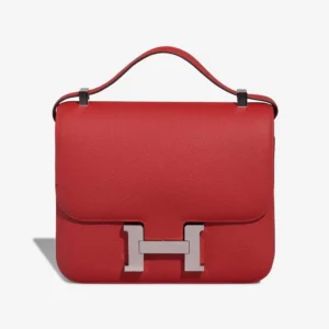 High-End Hermès Inspired Constance 24 Epsom Rouge Casaque PHW - Direct Luxury Fashion