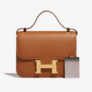 High-End Hermès Inspired Constance 1-24 Epsom Gold GHW | DLF