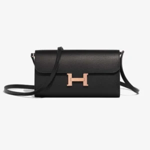 High-End Hermès Inspired Constance To Go Epsom Black GHW