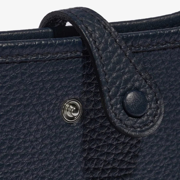 High-End Hermès Inspired Evelyne 16 Clemence Blue Nuit PHW - Direct Luxury Fashion - Image 7