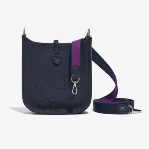 High-End Hermès Inspired Evelyne 16 Clemence Blue Nuit PHW