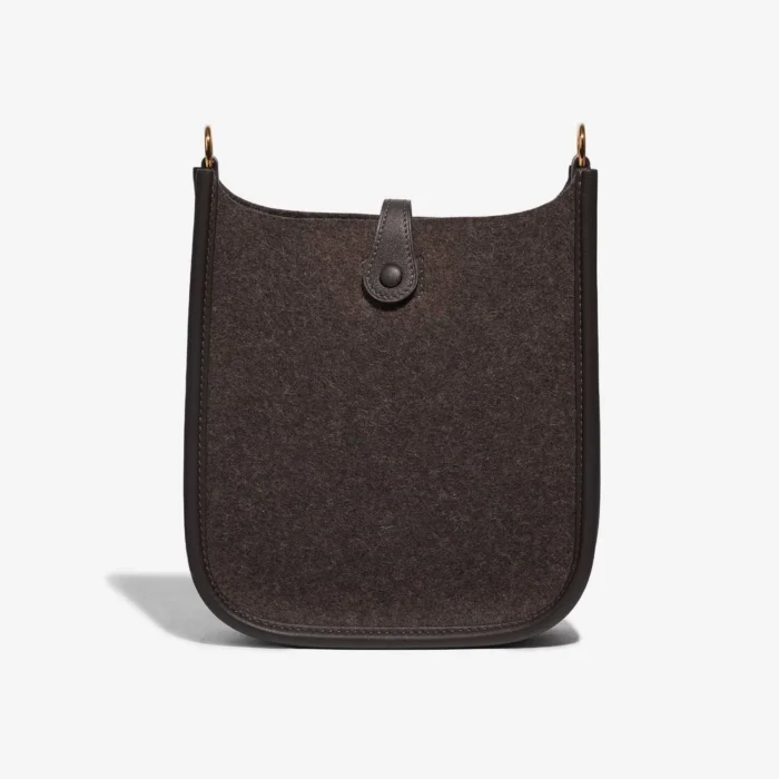 High-End Hermès Inspired Evelyne 16 Felt/Swift Ebène GHW - Direct Luxury Fashion - Image 2