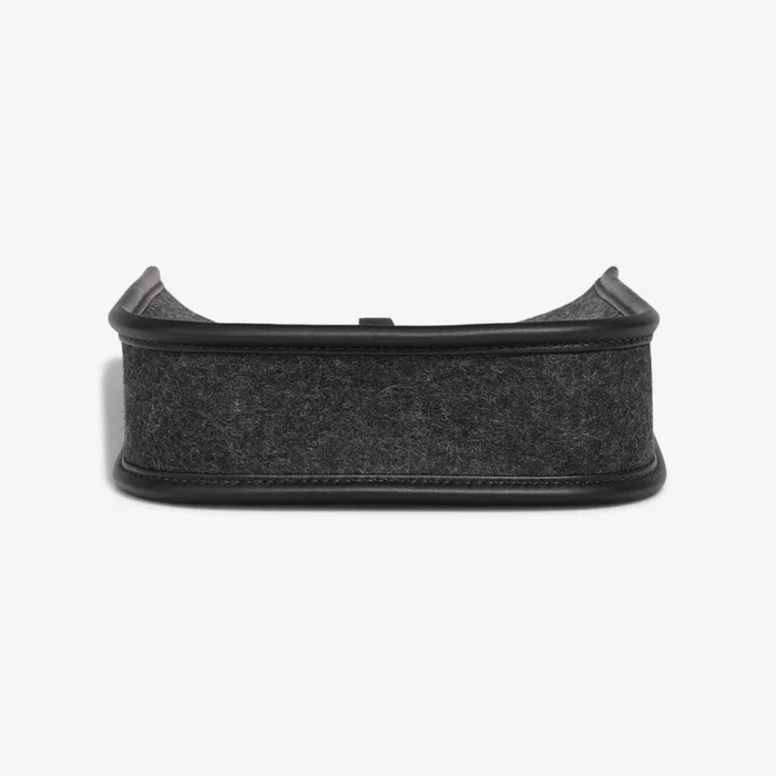 High-End Hermès Inspired Evelyne 16 Felt/Swift Graphite/Black PHW - Direct Luxury Fashion - Image 4