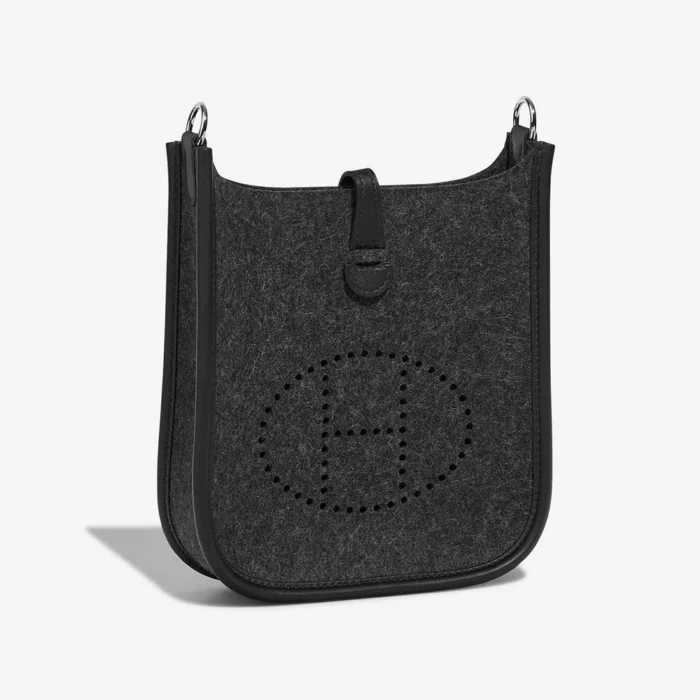 High-End Hermès Inspired Evelyne 16 Felt/Swift Graphite/Black PHW - Direct Luxury Fashion - Image 5