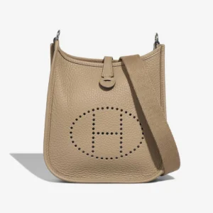 High-End Hermès Inspired Evelyne 16 Taurillon Clemence Beige Marfa PHW - Direct Luxury Fashion