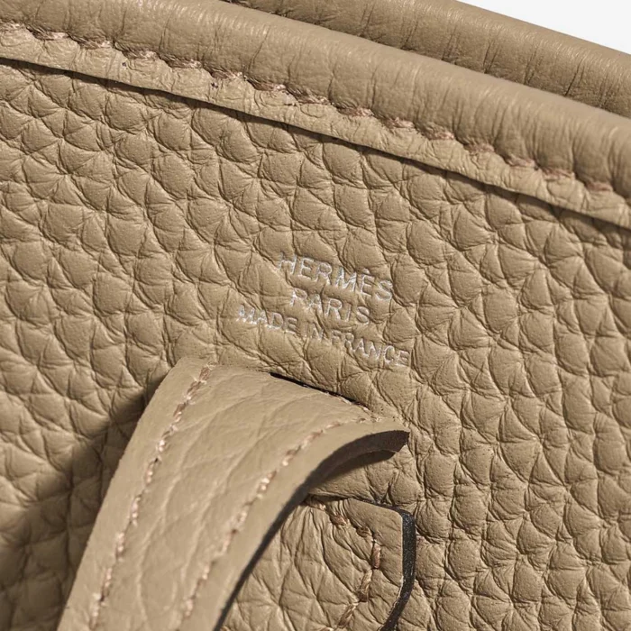 High-End Hermès Inspired Evelyne 16 Taurillon Clemence Beige Marfa PHW - Direct Luxury Fashion - Image 2