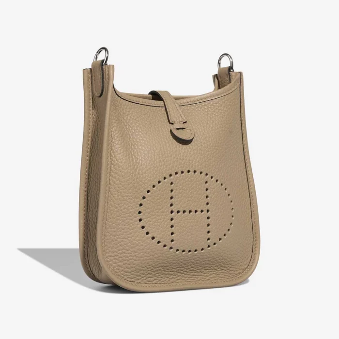 High-End Hermès Inspired Evelyne 16 Taurillon Clemence Beige Marfa PHW - Direct Luxury Fashion - Image 6