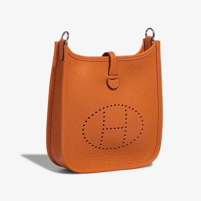 High-End Hermès Inspired Evelyne 16 Taurillon Clemence Orange PHW - Direct Luxury Fashion - Image 5