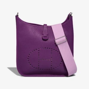 High-End Hermès Inspired Evelyne 29 Clemence Anemone/Mauve Sylvestre PHW - Direct Luxury Fashion