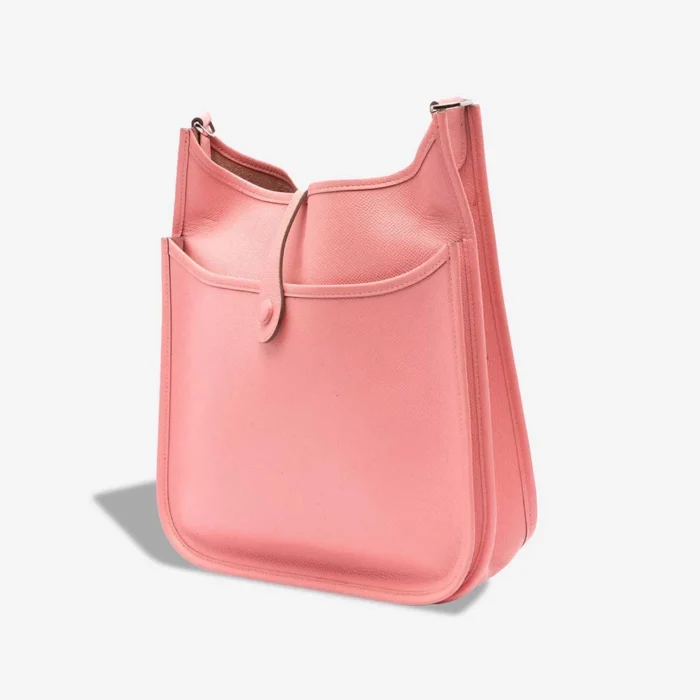 High-End Hermès Inspired Evelyne 29 Epsom Rose Confetti PHW - Direct Luxury Fashion - Image 2