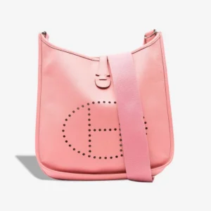 High-End Hermès Inspired Evelyne 29 Epsom Rose Confetti PHW - Direct Luxury Fashion