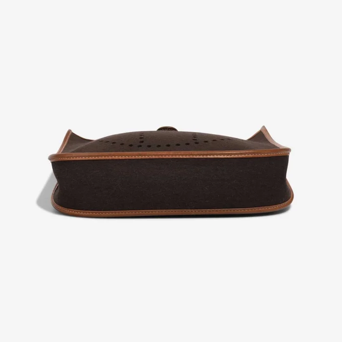 High-End Hermès Inspired Evelyne 29 Felt/Barenia ebene/Naturel PHW - Direct Luxury Fashion - Image 4