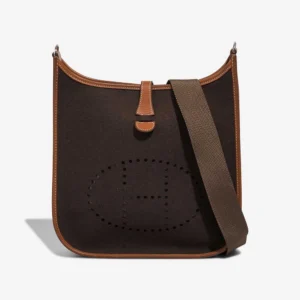 High-End Hermès Inspired Evelyne 29 Felt/Barenia ebene/Naturel PHW - Direct Luxury Fashion
