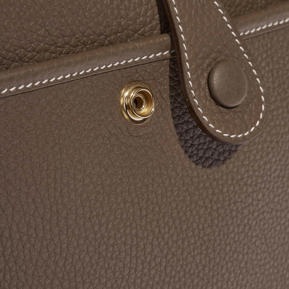 High-End Hermès Inspired Evelyne 29 Taurillon Clemence Etoupe GHW - Direct Luxury Fashion - Image 7