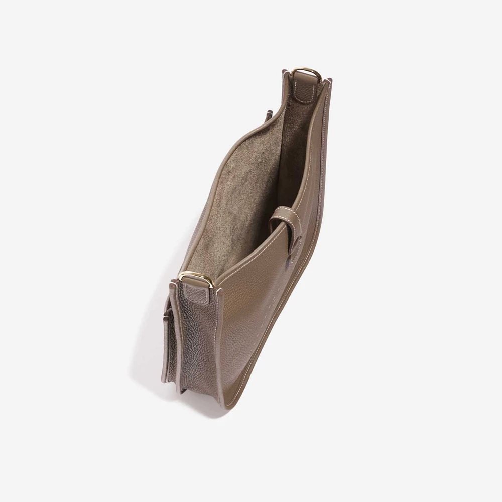 High-End Hermès Inspired Evelyne 29 Taurillon Clemence Etoupe GHW - Direct Luxury Fashion - Image 5