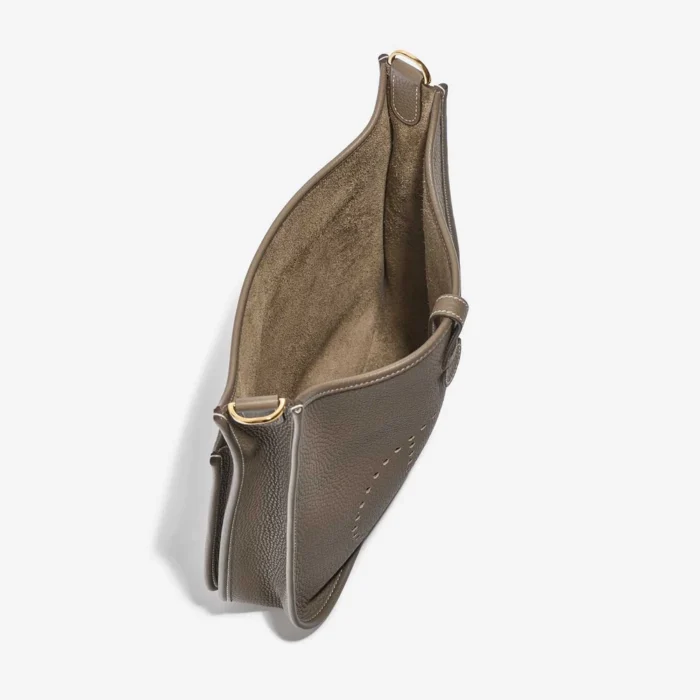 High-End Hermès Inspired Evelyne 29 Taurillon Clemence Etoupe GHW - Direct Luxury Fashion - Image 5