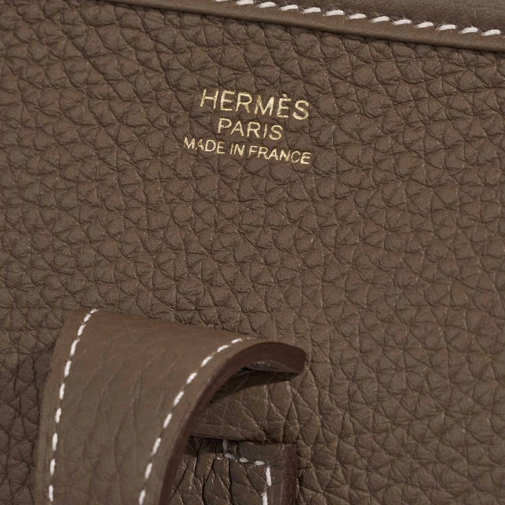 High-End Hermès Inspired Evelyne 29 Taurillon Clemence Etoupe GHW - Direct Luxury Fashion - Image 6
