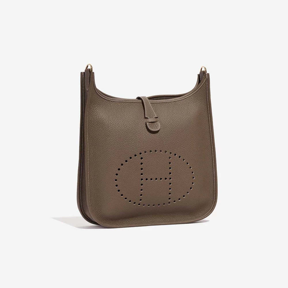 High-End Hermès Inspired Evelyne 29 Taurillon Clemence Etoupe GHW - Direct Luxury Fashion - Image 4