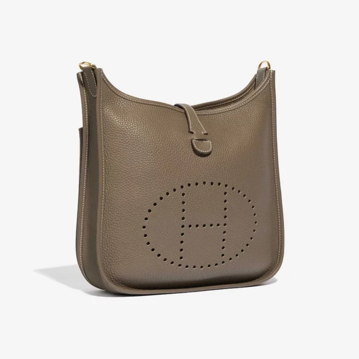 High-End Hermès Inspired Evelyne 29 Taurillon Clemence Etoupe GHW - Direct Luxury Fashion - Image 4