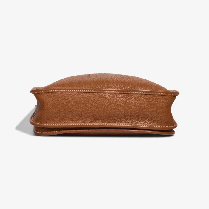 High-End Hermès Inspired Evelyne 29 Taurillon Clemence Gold PHW - Direct Luxury Fashion - Image 4