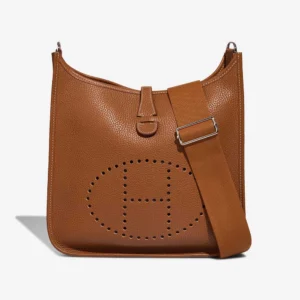 High-End Hermès Inspired Evelyne 29 Taurillon Clemence Gold PHW - Direct Luxury Fashion